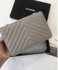 Клатч Сhan**l Chevron Trendy CC WOC Grey